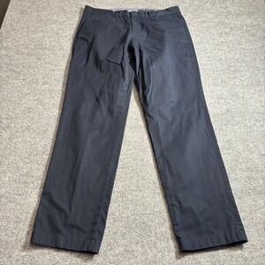 Gap Straight Fit Chinos Mens 33x32 Navy Blue Cotton Blend Pants